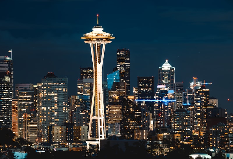 Seattle skyline with Space Needle